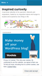 Mobile Screenshot of inspiredcuriosity.wordpress.com