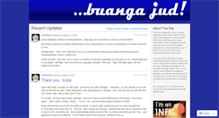 Desktop Screenshot of buangajud.wordpress.com