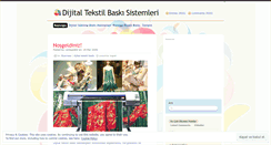 Desktop Screenshot of dijitaltekstil.wordpress.com