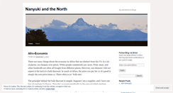 Desktop Screenshot of nanyukiandthenorth.wordpress.com