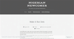 Desktop Screenshot of naijarookie.wordpress.com