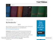 Tablet Screenshot of 72276kim.wordpress.com