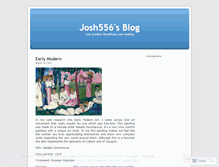 Tablet Screenshot of josh556.wordpress.com