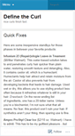 Mobile Screenshot of definethecurl.wordpress.com