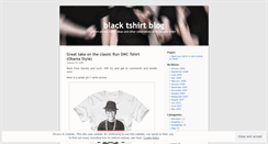 Desktop Screenshot of blacktshirt.wordpress.com