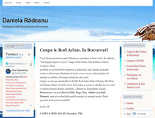 Tablet Screenshot of danielaradeanu.wordpress.com