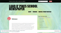 Desktop Screenshot of lopschool.wordpress.com