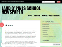 Tablet Screenshot of lopschool.wordpress.com