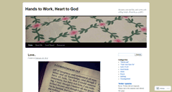 Desktop Screenshot of amandaherron.wordpress.com