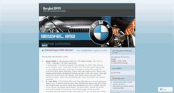 Desktop Screenshot of bengkelbmw.wordpress.com