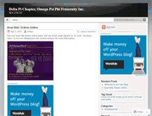 Tablet Screenshot of deltapiques.wordpress.com
