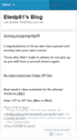 Mobile Screenshot of etedp81.wordpress.com