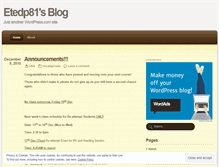 Tablet Screenshot of etedp81.wordpress.com