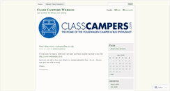 Desktop Screenshot of classcampers.wordpress.com