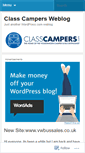 Mobile Screenshot of classcampers.wordpress.com