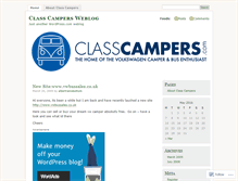 Tablet Screenshot of classcampers.wordpress.com