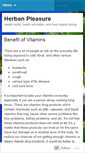 Mobile Screenshot of herbanpleasure.wordpress.com