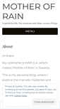 Mobile Screenshot of motherofrain.wordpress.com