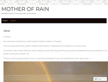 Tablet Screenshot of motherofrain.wordpress.com