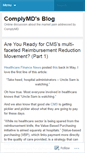 Mobile Screenshot of complymd.wordpress.com