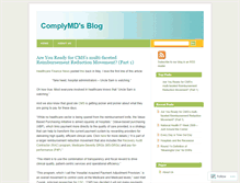 Tablet Screenshot of complymd.wordpress.com