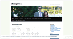 Desktop Screenshot of labodagantesa.wordpress.com