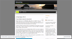 Desktop Screenshot of nbrunning.wordpress.com