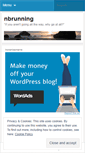 Mobile Screenshot of nbrunning.wordpress.com