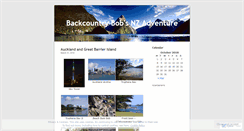 Desktop Screenshot of bobsnzadventure.wordpress.com