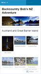 Mobile Screenshot of bobsnzadventure.wordpress.com