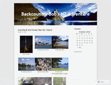 Tablet Screenshot of bobsnzadventure.wordpress.com