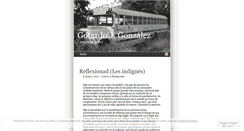 Desktop Screenshot of gotardogonzalez.wordpress.com