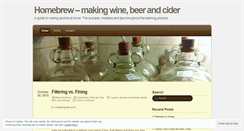 Desktop Screenshot of makehomebrew.wordpress.com