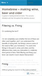 Mobile Screenshot of makehomebrew.wordpress.com