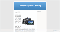 Desktop Screenshot of jasondavidjames.wordpress.com