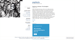 Desktop Screenshot of popfacts.wordpress.com