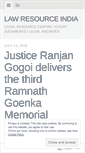 Mobile Screenshot of indialawyers.wordpress.com