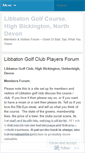 Mobile Screenshot of libbatongolfclub.wordpress.com