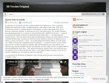 Tablet Screenshot of miversionoriginal.wordpress.com