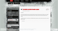 Desktop Screenshot of kantumobida.wordpress.com