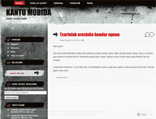 Tablet Screenshot of kantumobida.wordpress.com