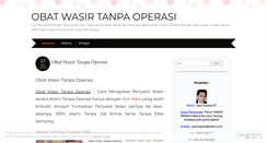 Desktop Screenshot of obatwasirtanpaoperasi21.wordpress.com