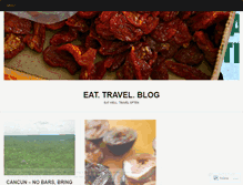 Tablet Screenshot of eattravelblog.wordpress.com