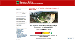 Desktop Screenshot of guyaneseonline.wordpress.com