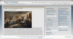 Desktop Screenshot of faceofamerica.wordpress.com
