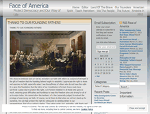Tablet Screenshot of faceofamerica.wordpress.com