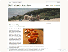 Tablet Screenshot of mynewlifeinspain.wordpress.com