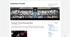 Desktop Screenshot of canterburytravails.wordpress.com