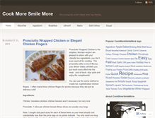 Tablet Screenshot of cookmoresmilemore.wordpress.com