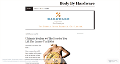 Desktop Screenshot of bodybyhardware.wordpress.com